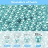 Unique Bargains No Hole ABS Round Faux Pearl for Vase Fillers DIY Home Decoration 500 Pcs - 2 of 4