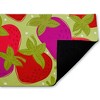 Stupell Industries Fun Fruit Strawberries Printed Outdoor Door Mat, design by Deidre Mosher, 18"x30" - 2 of 4
