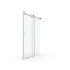 NicBex Shower Door 76"H Frameless Single Bypass Bathroom Sliding Shower Door with 1/4" (6mm) Tempered Glass Soft-closing, Chrome - 3 of 4