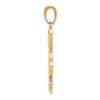 Black Bow Jewelry 14k Yellow Gold and White Rhodium Heart Cluster Pendant, 20mm - 2 of 4