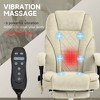 Mshliw Massage Office Chair with Footrest, Heated 6-Point Vibration Executive Desk Chair, Reclining Swivel Computer Chair - 4 of 4