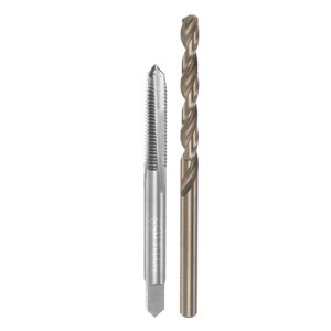 Unique Bargains Cobalt High Speed Steel Straight Flute Twist Drill Bit Tap and Bit Set - 1 of 3