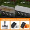 Aoibox Griddle Cleaning Kit with Grill Brick, Scraper & Brush for Flat Top Grills - Removes Stubborn Grease & Food Residue Safely - 2 of 4
