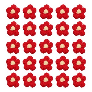 Unique Bargains Cotton Handmade DIY Floral Embroidered Applique Patches 50 Pcs - 1 of 4