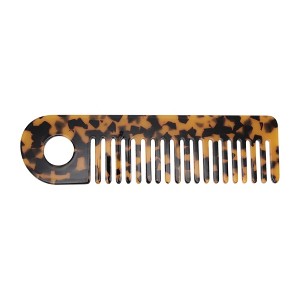 Unique Bargains Anti-Static Hair Comb Black Brown 1 Pc - 1 of 4