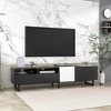 Modern TV Stand, TV Cabinet for TVs Up to 80”, Entertainment Center with Drawers & Open Shelves, Easy Assembly - 3 of 4