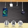 Nightstand with Charging Station and LED Lights, Bedside Table with 2 Rattan Drawers, USB Ports & Outlets, Storage Cabinet for Bedroom or Living Room - 3 of 4