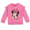 Disney Minnie Mouse Daisy Duck Donald Duck Goofy Pluto Girls Fleece Sweatshirt & Leggings Outfit Set Toddler to Little Kid - image 3 of 4