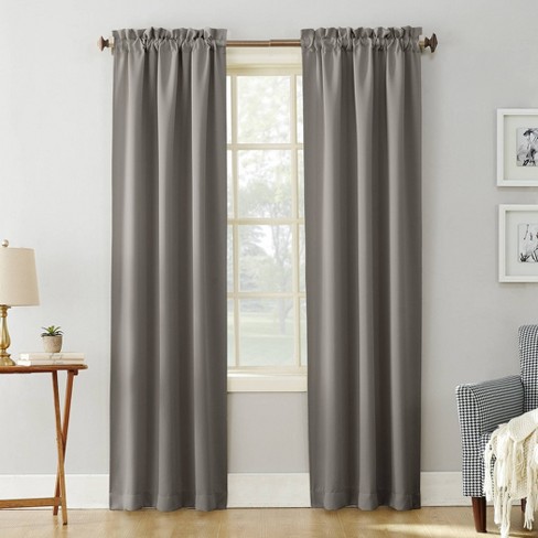 Sun Zero Blackout Kenneth Energy Saving Rod Pocket Curtain Panel - image 1 of 4