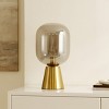 Rain Table Lamp - 18 Inch Height - TBL4523 - Smoke Grey/Brass - Safavieh - 2 of 4