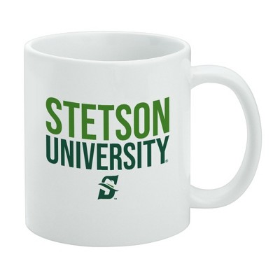 Stetson University Secondary Logo Ceramic Coffee Mug Novelty Gift Mugs for Coffee Tea and Hot Drinks 11oz White