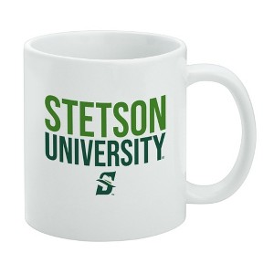 Stetson University Secondary Logo Ceramic Coffee Mug Novelty Gift Mugs for Coffee Tea and Hot Drinks 11oz White - 1 of 4