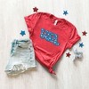 Simply Sage Market Women's USA Bold Stars Short Sleeve Graphic Tee - 3 of 4