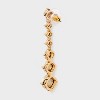 Crystal Cascade Drop Earrings - Gold - 2 of 2