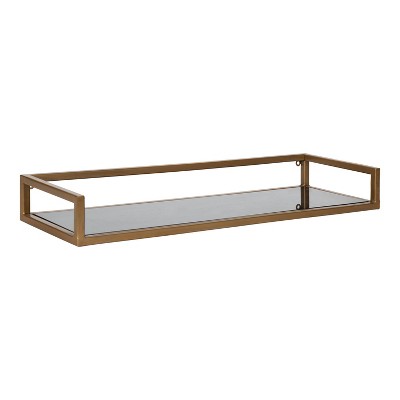 18 Glass and Brass Shelf Gold - Threshold™