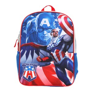 Marvel Captain America 16 Cosplay Chest Panel Youth Backpack - 1 of 4