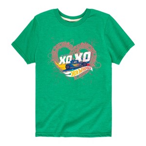 Boys' - Hot Wheels - XOXO Heart Short Sleeve Graphic T-Shirt - 1 of 4