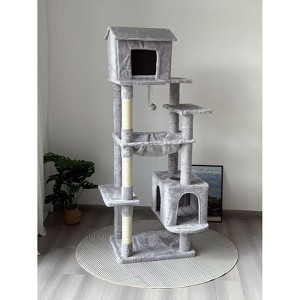 Racxily 63 Inches Multi-Level Large Cat Tree - 1 of 4
