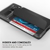 Vena vCommute for Google Pixel 7 Pro Wallet Case, Leather Flip Cover with Card Slot and Kickstand - Black - 4 of 4