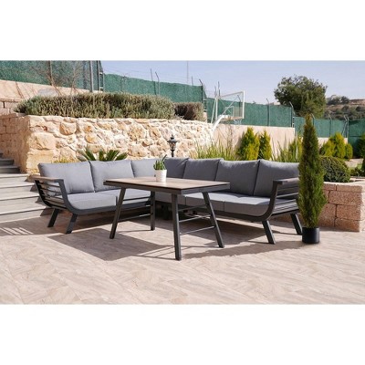 36" Cedar Boxwood Artificial Plant in Black Pot (2 Pack)