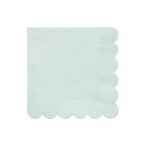 Meri Meri Large Mint Sorbet Paper Napkins (Pack of 20) - 1 of 2
