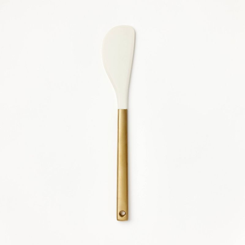 Stainless Steel and Silicone Spatula - Figmint™, 1 of 8