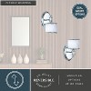 VAXCEL Carlisle Chrome Bathroom Vanity Wall Light Fixture - 4 of 4