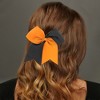 Unique Bargains Women's Fashion Two-Color Bow Hair Elastics 1 Pc - 2 of 4