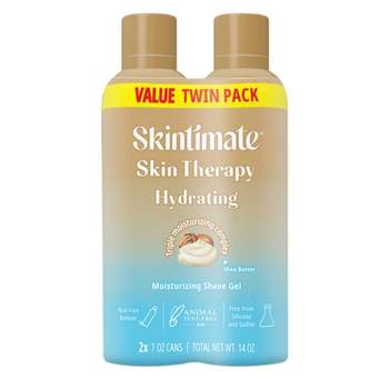 Skintimate Skin Therapy Hydrating Women's Shave Gel Twin Pack - 14oz