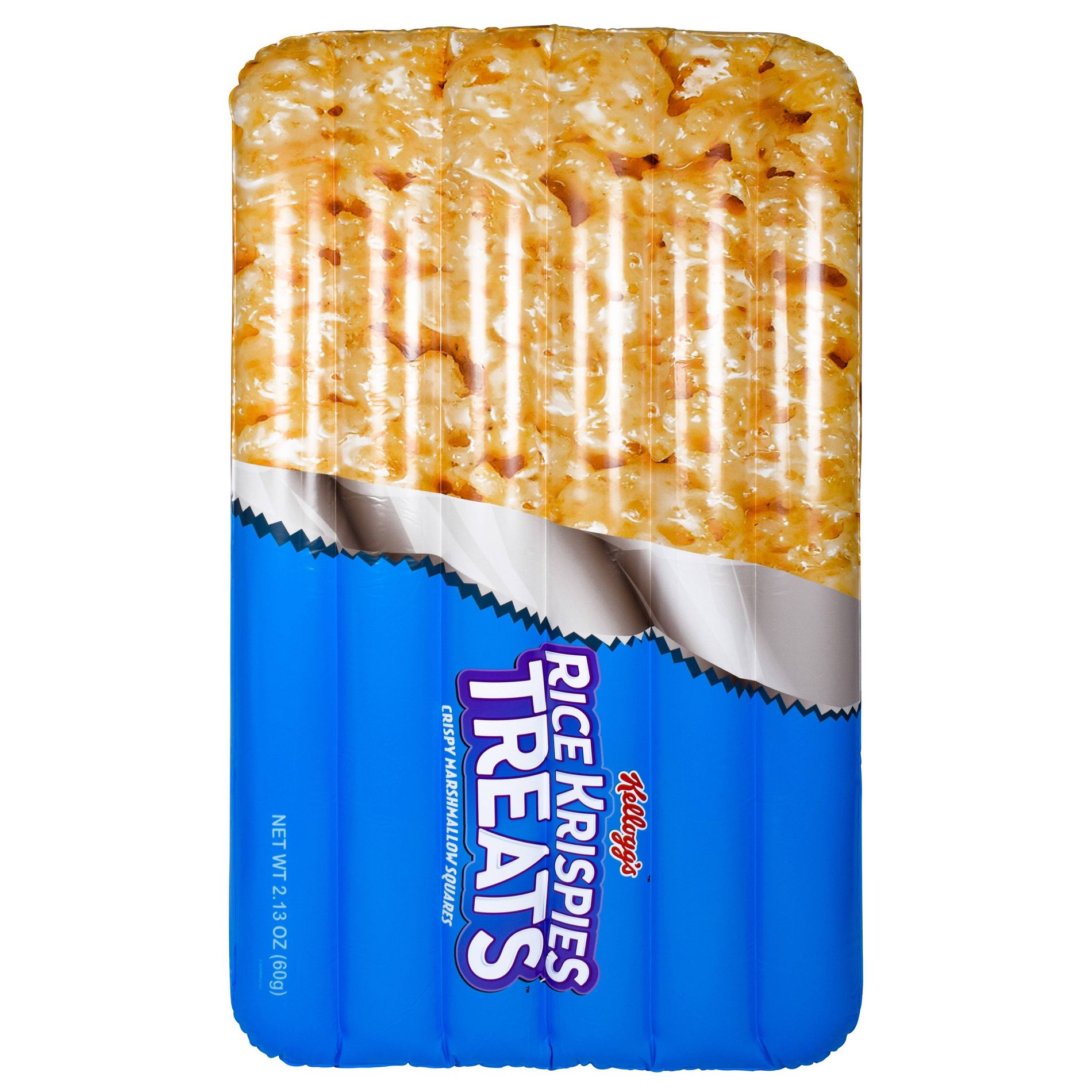Rice Krispies Treats 5.5’ Pool Float: Water Toy Inflatable Raft, PVC, 220 lb Capacity