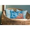 Liora Manne Marina Coastal Indoor/Outdoor Pillow.. - 3 of 4