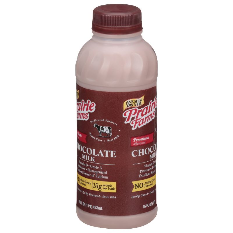 Prairie Farms Premium Chocolate Milk UHT - 14 fl oz, 3 of 5