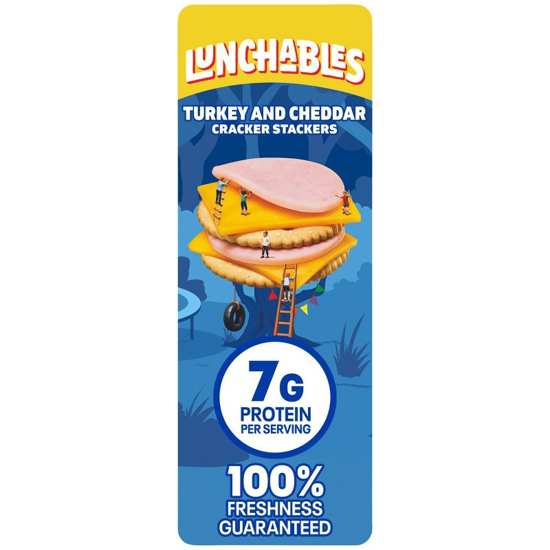 Lunchables Turkey &#38; Cheddar Cheese with Crackers - 1.9oz, 1 of 14