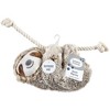 Luvable Friends Pet Squeaky Plush Dog Toy with Rope, Sloth, One Size - 2 of 2