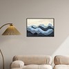 Art Remedy Waverly Blue Abstract Wall Art Framed - 2 of 4