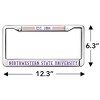 Northwestern State School Logo Full Size Standard License Plate Metal Frame - 4 of 4