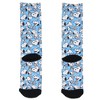 Peanuts Snoopy Allover Character Design Adult Sublimated Crew Socks For Men And Women Blue - 2 of 3