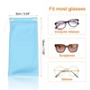 Unique Bargains Microfiber Portable Storage Scratch-Resistant Eyeglasses Bag 5 Pcs - 2 of 4