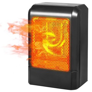 iMountek
"500W Portable Electric Heater - PTC Ceramic Heating Fan for Fast Warmth in Home & Office Spaces"Black - 1 of 4
