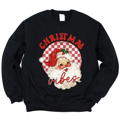 Simply Sage Market Women's Graphic Sweatshirt Christmas Vibes Santa