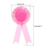 Unique Bargains Blank Rose Knot Award Ribbon for DIY Party Wedding Competition 18 Pcs - 2 of 3