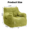 Hooseng Bean Bag Chair, Bean Bag Sofa Chair with Armrests, Fluffy and Lazy Sofa with backrest, Comfy Cozy BeanBag Chairs - 4 of 4
