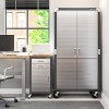 Seville Classics UltraHD 2-Drawer Rolling Cabinet, 20" x 18" x 34.7" - 2 of 4