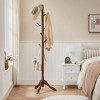 VASAGLE Solid Wood Coat Rack Free Standing with 8 Hooks - 4 of 4