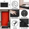 Evideco French Home Goods Reversible 30"x 18" Black Door Mat for Indoor/Outdoor Use - 4 of 4