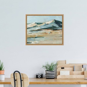 Amanti Art 20"x16" Spring Mountain View II by Ethan Harper Framed Canvas Wall Art Print - 1 of 4