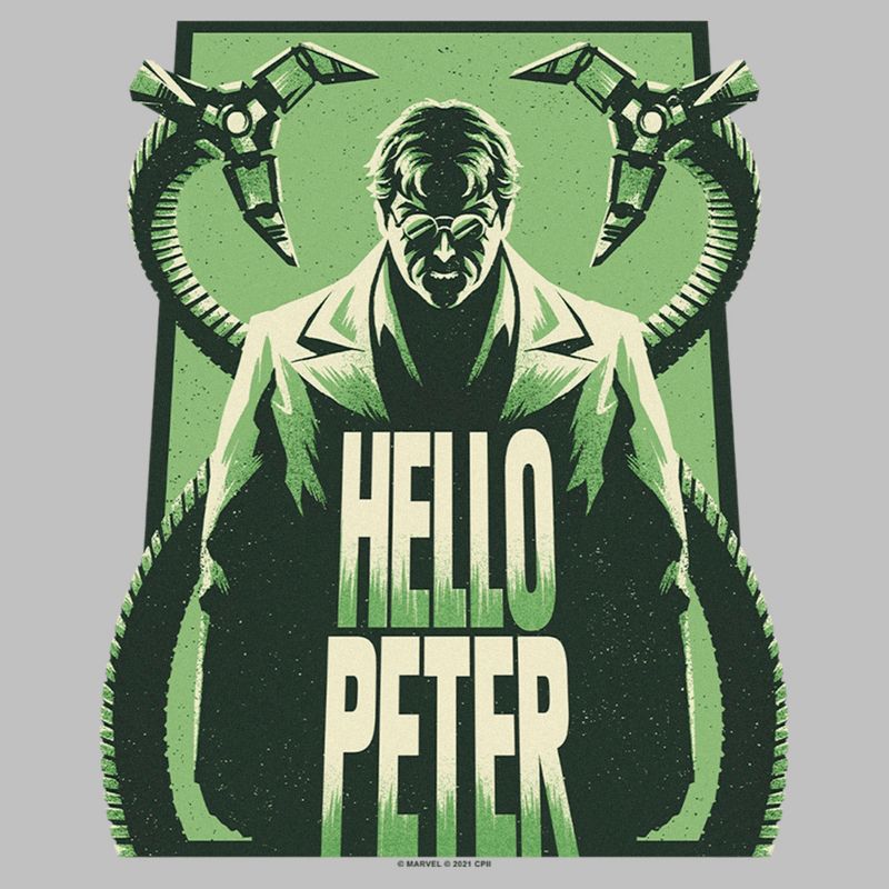 Women's Marvel Spider-Man: No Way Home Doc Ock Hello Peter T-Shirt, 2 of 5