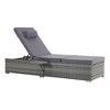 Okak 2-Piece Outdoor PE Wicker Lounge Chair Set,Handwoven Waterproof Chaise Loungers with 5-Position Adjustable for Garden,Deck,Poolside - 2 of 4