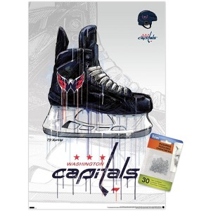 Trends International NHL Washington Capitals - Drip Skate 21 Unframed Wall Poster Prints - 1 of 4