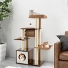 Tangkula Cat Tree Tower Multi-level Activity Center Furniture w/ Condo & Swing Tunnel - 2 of 4